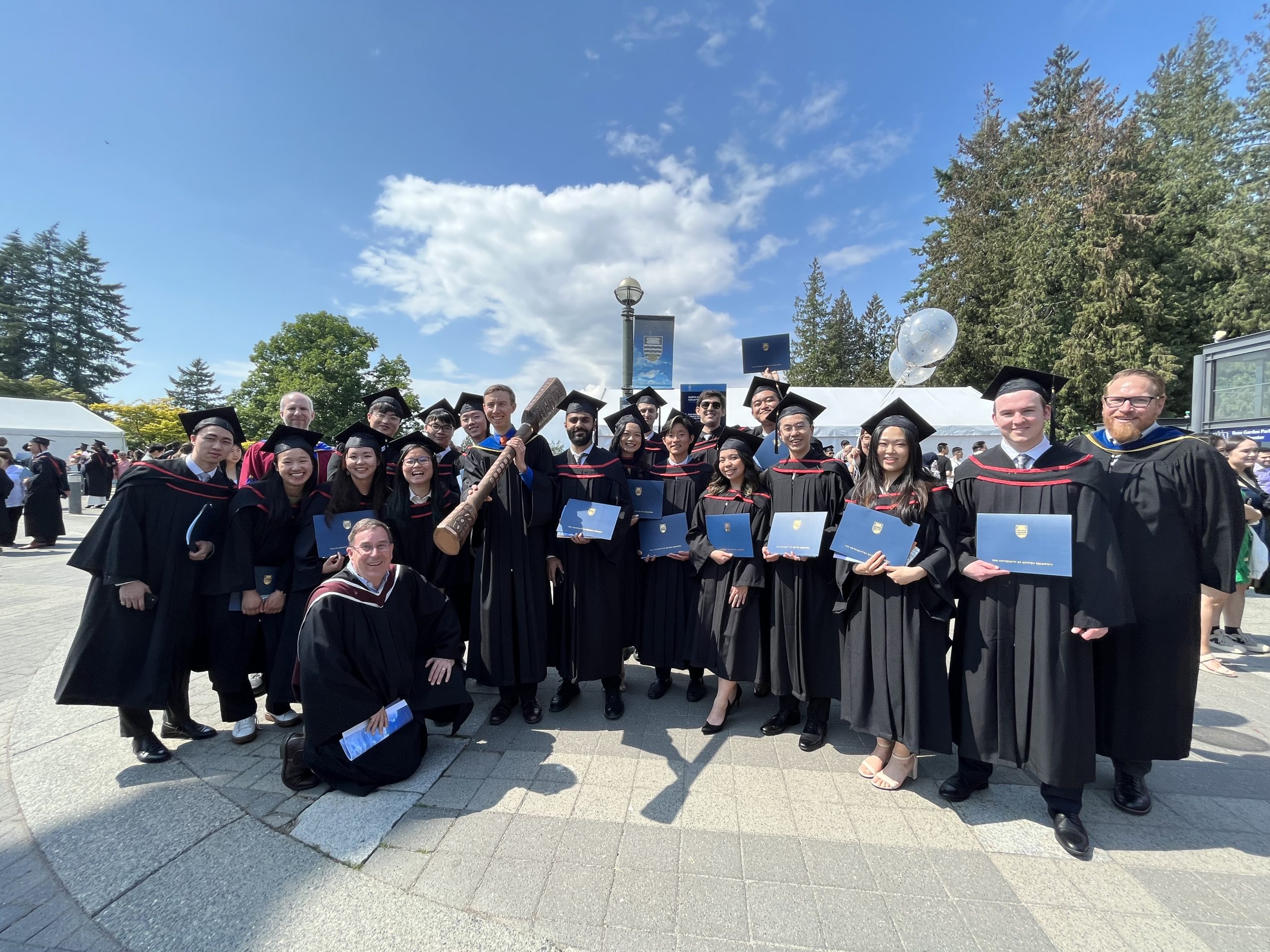 Graduating class of 2023; UBC's manufacturing engineering students